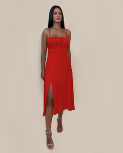 Vestido Ângela - Vermelho - comprar online