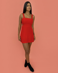 Vestido Lisa - Vermelho - comprar online