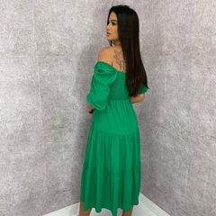 Vestido Juliana - Verde Bandeira - comprar online