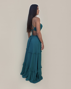 Vestido Michelle - Verde Amazônia - comprar online