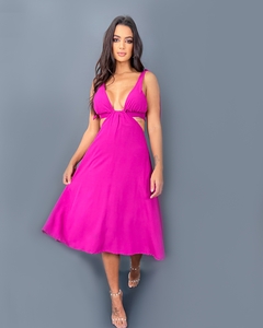 Vestido Viviane - Fúcsia - comprar online