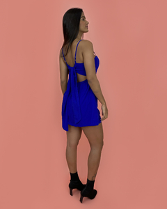 Vestido Estela - Azul Royal - comprar online