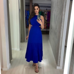 Vestido Estefane - Azul Royal - comprar online