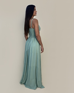 Vestido Camila - Verde Água - comprar online