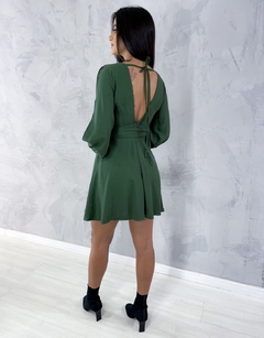 Vestido Priscila - Verde Militar - comprar online