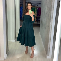 Vestido Juliana - Verde Esmeralda
