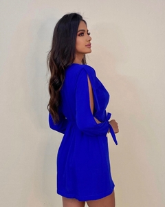Vestido Marília - Azul Royal - comprar online