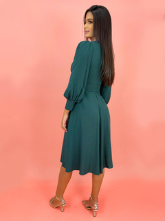 Vestido Leti - Verde Esmeralda - comprar online