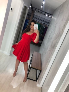 Vestido Anne - Vermelho - Closet RC Atacado