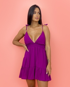 Vestido Valentina - Roxo - comprar online