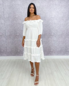 Vestido Angélica - Offwhite - comprar online