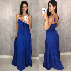 Vestido Camila - Azul Royal
