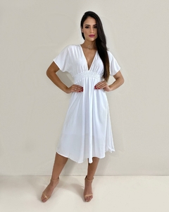 Vestido Marcela - Branco - Closet RC Atacado