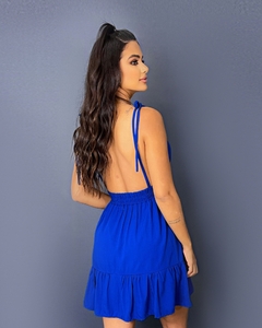 Vestido Valentina - Azul Royal - comprar online