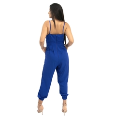 Macacão Cristina - Azul Royal - comprar online