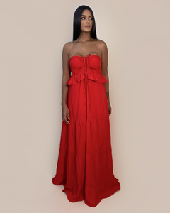 Vestido Marcy - Vermelho - comprar online