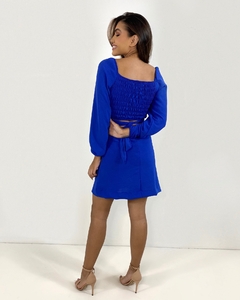 Vestido Multiformas - Azul Royal - Closet RC Atacado