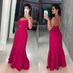 Vestido Jéssica Longo - Pink - comprar online