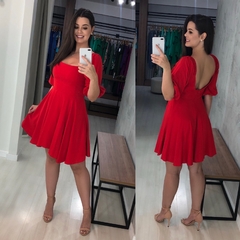Vestido Anne - Vermelho - comprar online