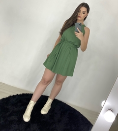 Vestido Daiane - Verde Sálvia
