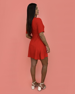 Vestido Lidiane - Vermelho - comprar online
