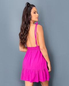 Vestido Valentina - Fúcsia - comprar online