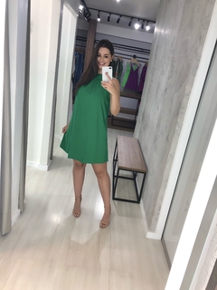 Vestido Daiane - Verde Bandeira - Closet RC Atacado