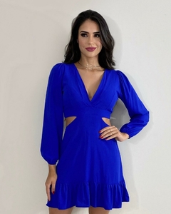 Vestido Cláudia - Azul Royal