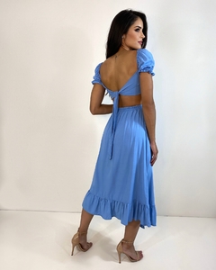 Vestido Jasmin - Azul Claro na internet