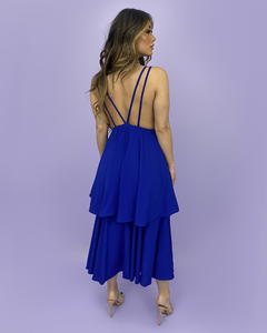 Vestido Hellen - Azul Royal - comprar online