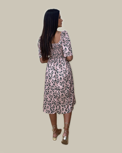 Vestido Núbia - Onça Rosê - comprar online