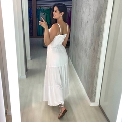 Vestido Camila Midi - Branco - comprar online