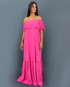 Vestido Luíza - Rosa Chiclete - comprar online