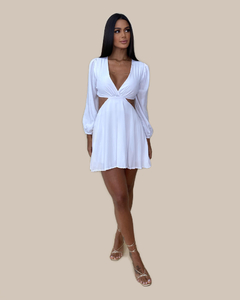 Vestido Leona - Branco - Closet RC Atacado