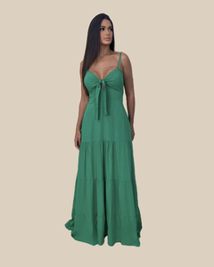 Vestido Camila - Verde Bandeira na internet