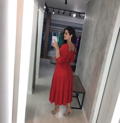 Vestido Juliana - Vermelho - comprar online