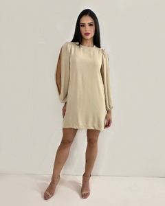 Vestido Eloá - Nude - Closet RC Atacado