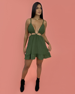 Vestido Nicole - Verde Militar na internet