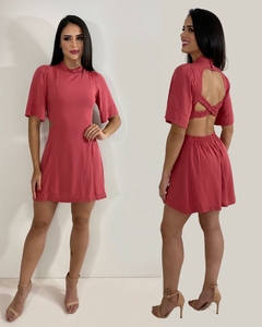 Vestido Tânia - Rosê - comprar online