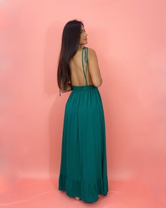 Vestido Valentina Longo - Verde Amazônia - comprar online