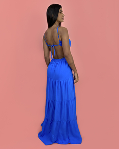 Vestido Ayla - Azul - Closet RC Atacado