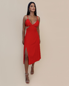 Vestido Kelly - Vermelho - comprar online