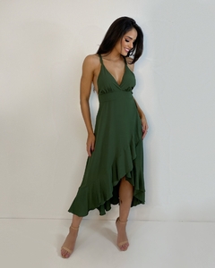 Vestido Zaya - Verde Militar - comprar online