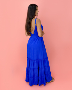 Vestido Raquel - Azul Royal - comprar online