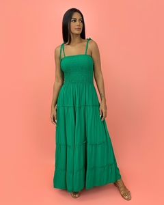 Vestido Gabriela - Verde Bandeira