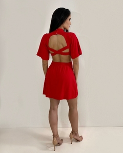 Vestido Tânia - Vermelho - Closet RC Atacado