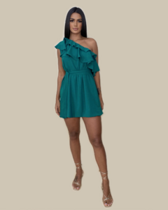 Vestido Lorrane - Verde Esmeralda