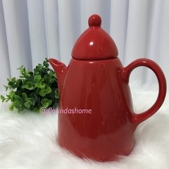 Bule de Café em Cerâmica 1lt Vermelho