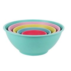 Conjunto Bowls Fibra Bambu - 5 pçs