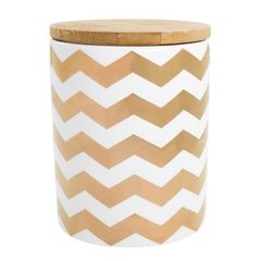 Pote Hermético Chevron Dourado na internet